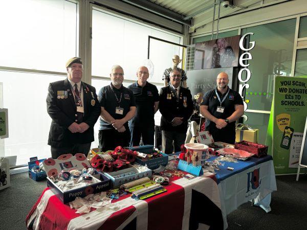 Martin Close and his fellow Royal British Legion volunteers